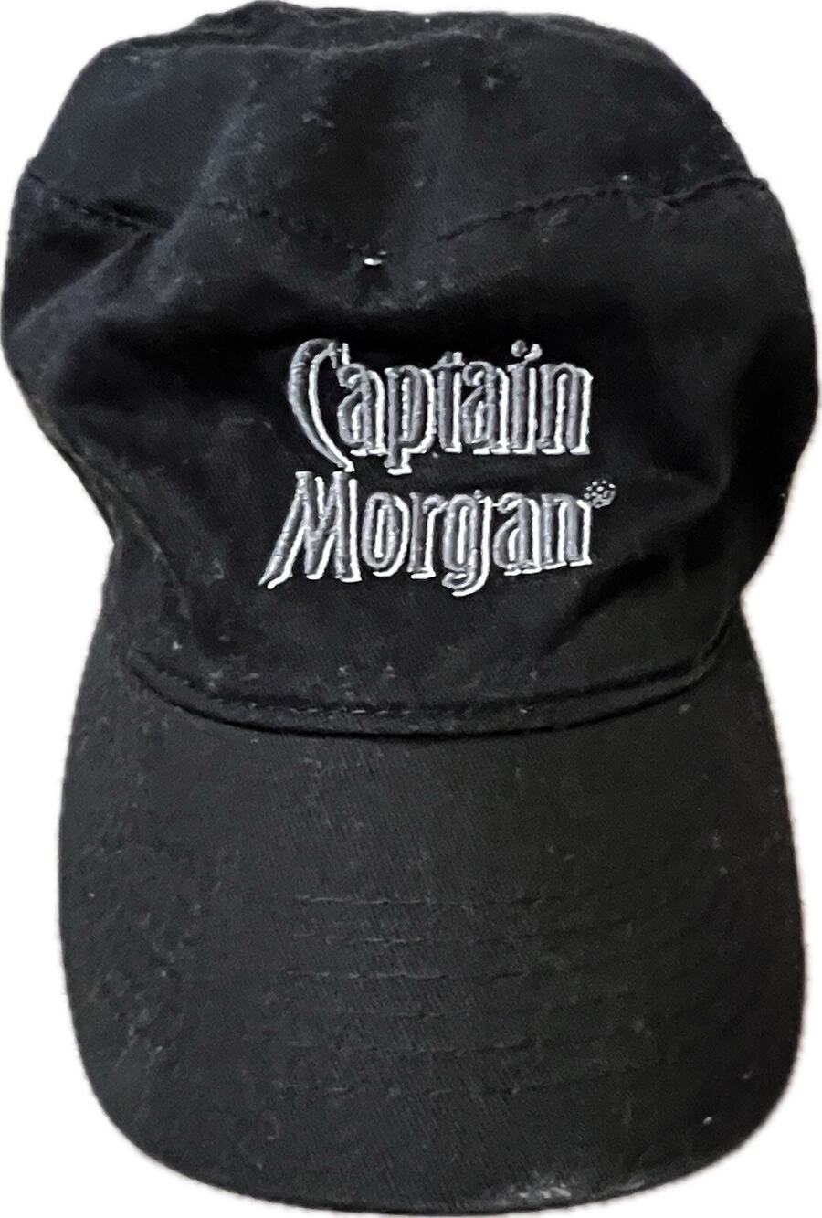 Captain Morgan‎ Black Cap Hat With Adjustable Hook & Loop Strap